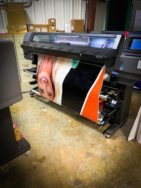 Wide-format print run