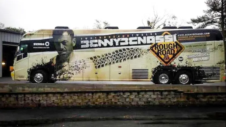 Artist tour bus