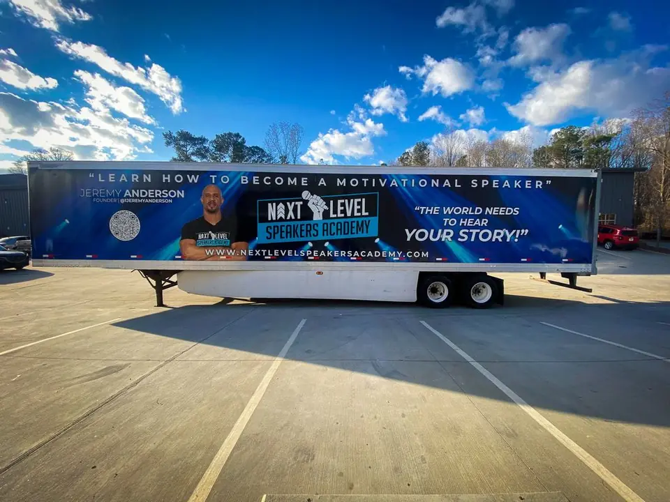 Beverage trailer wrap