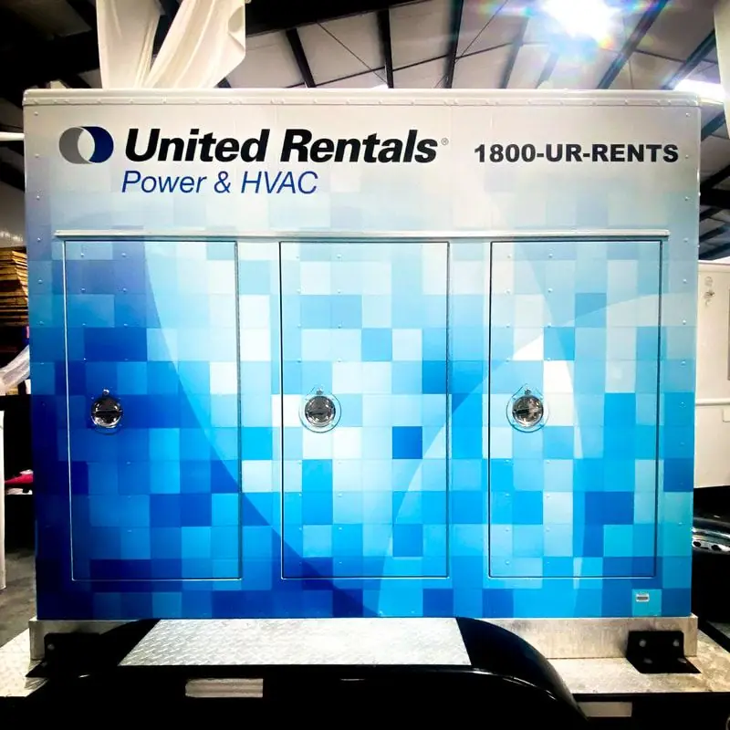 United Rentals trailer