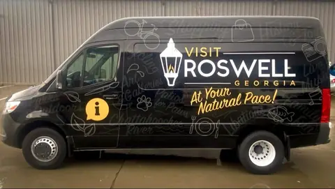 Visit Roswell sprinter van