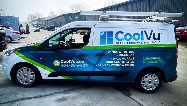 CoolVu window film van