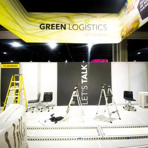 Green Logistics booth install