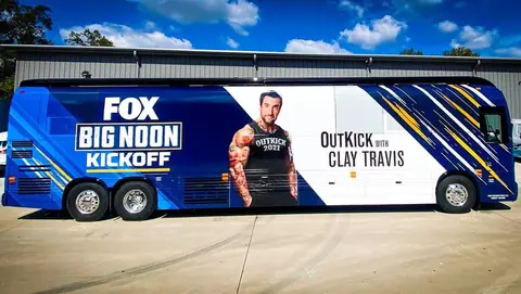 Fox Big Noon Kickoff bus