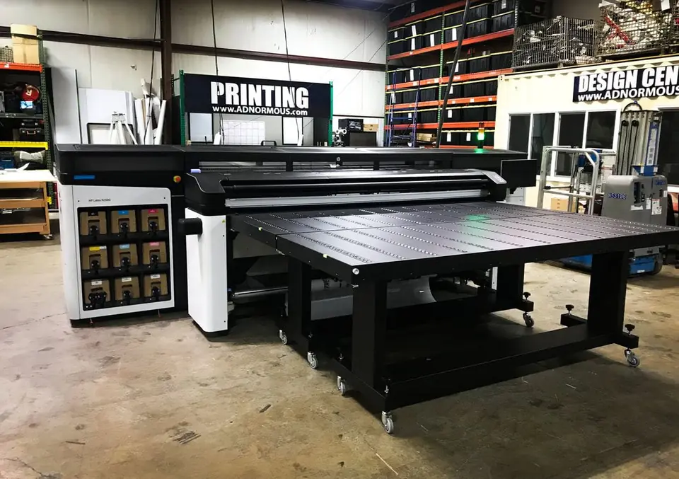 Inside the ADnormous print shop